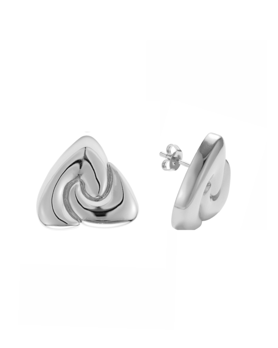 TRIBECA EARRINGS SILVER