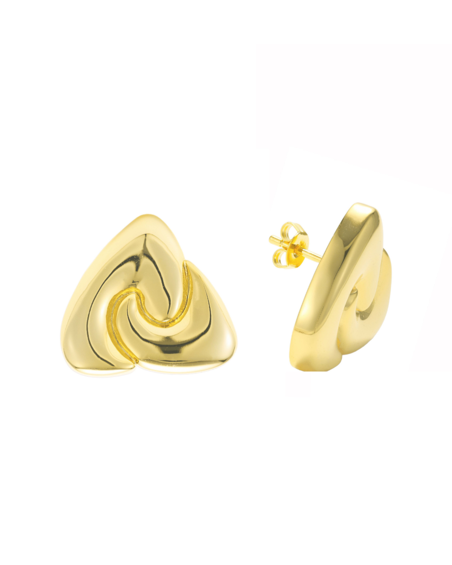 TRIBECA EARRINGS GOLD