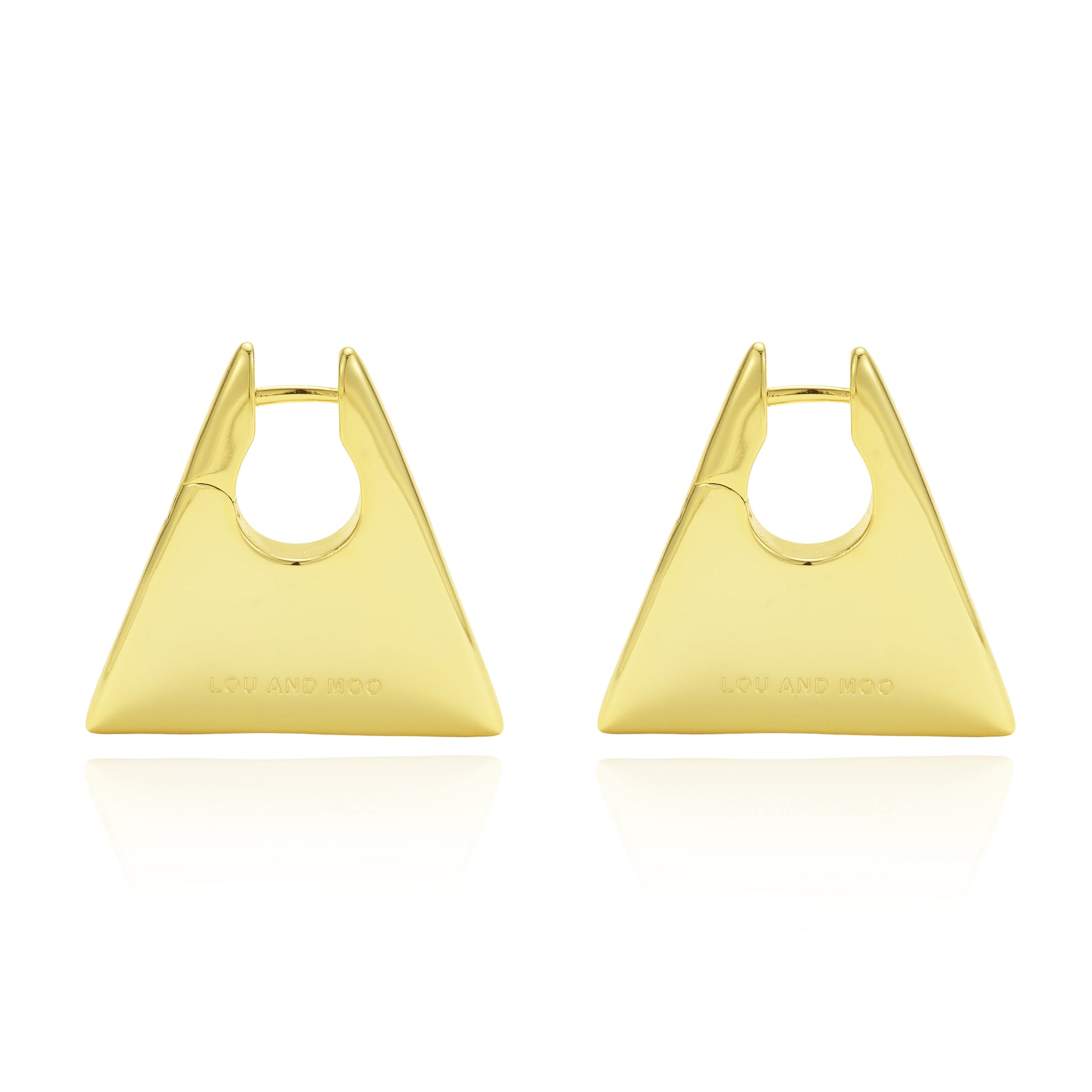 MANHATTAN HANDBAG  EARRINGS GOLD