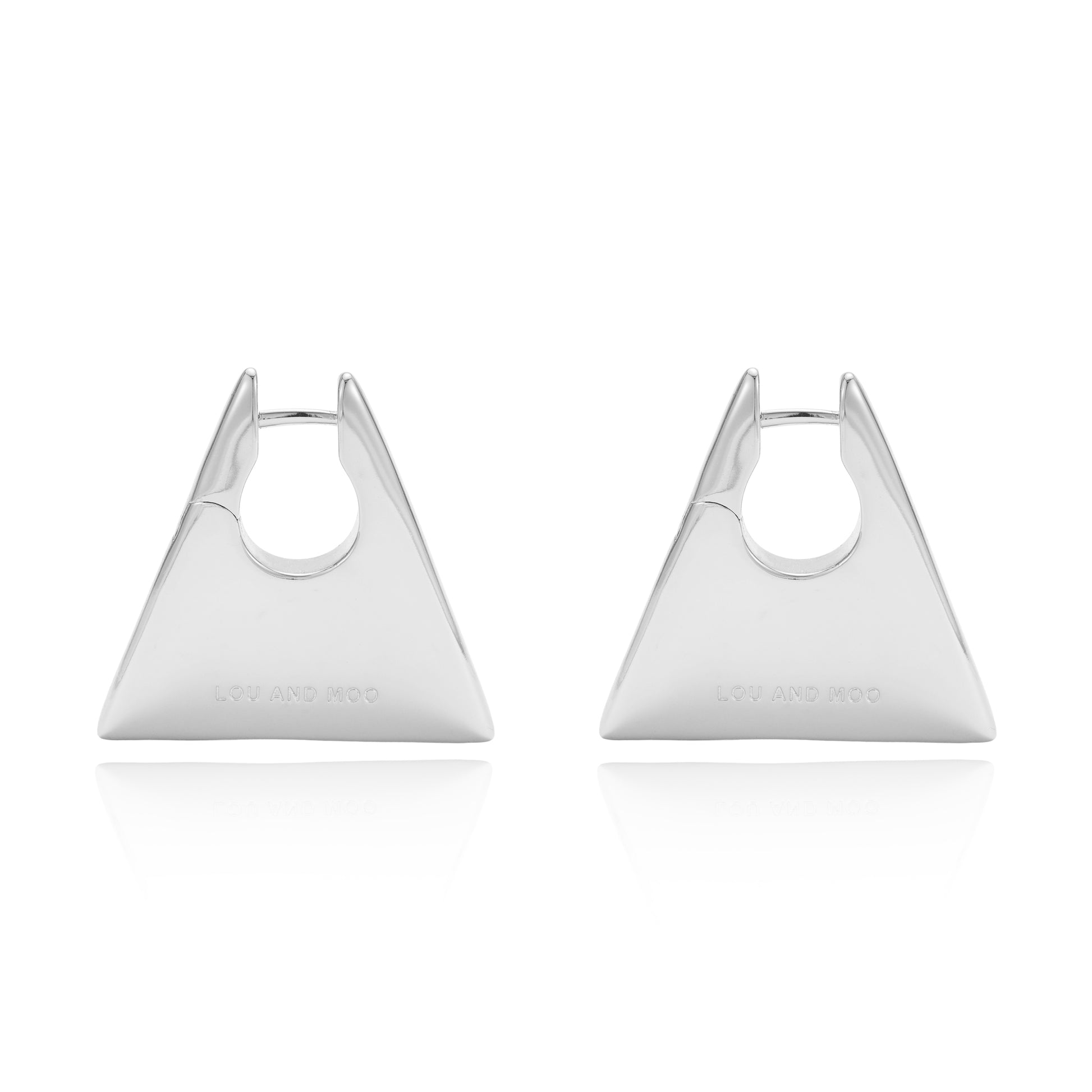MANHATTAN HANDBAG EARRINGS SILVER