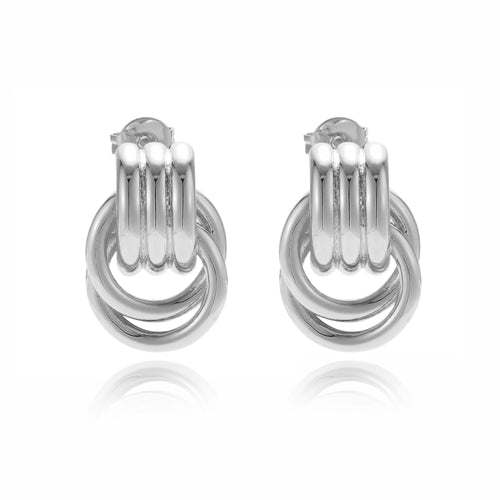 BROOKLYN EARRINGS SILVER