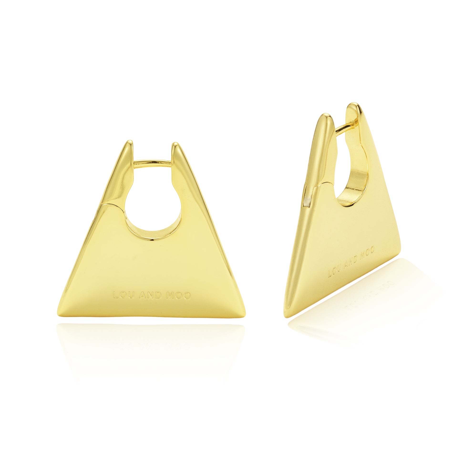 MANHATTAN HANDBAG  EARRINGS GOLD